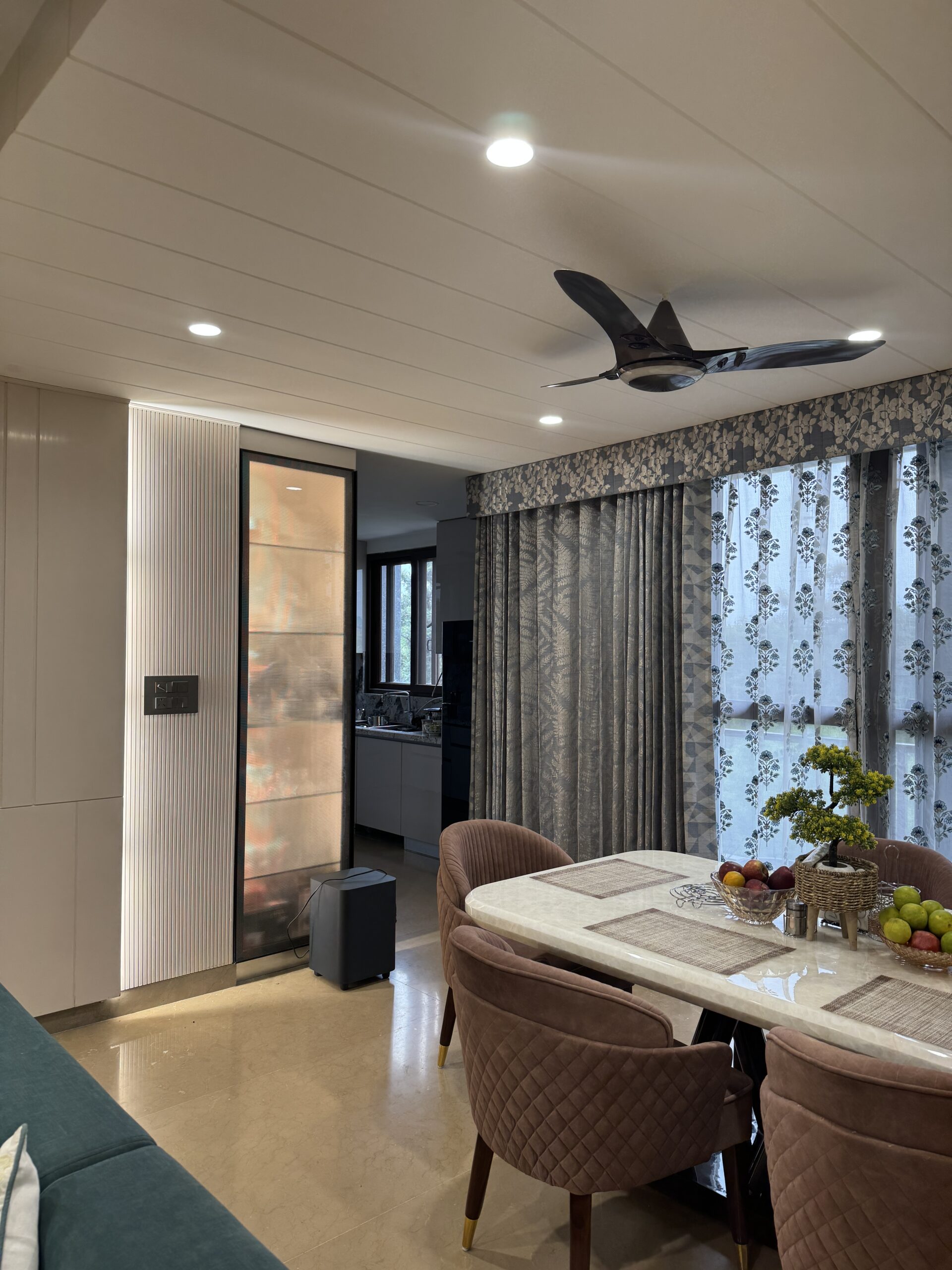 Dining table area by ASMA Design Studio